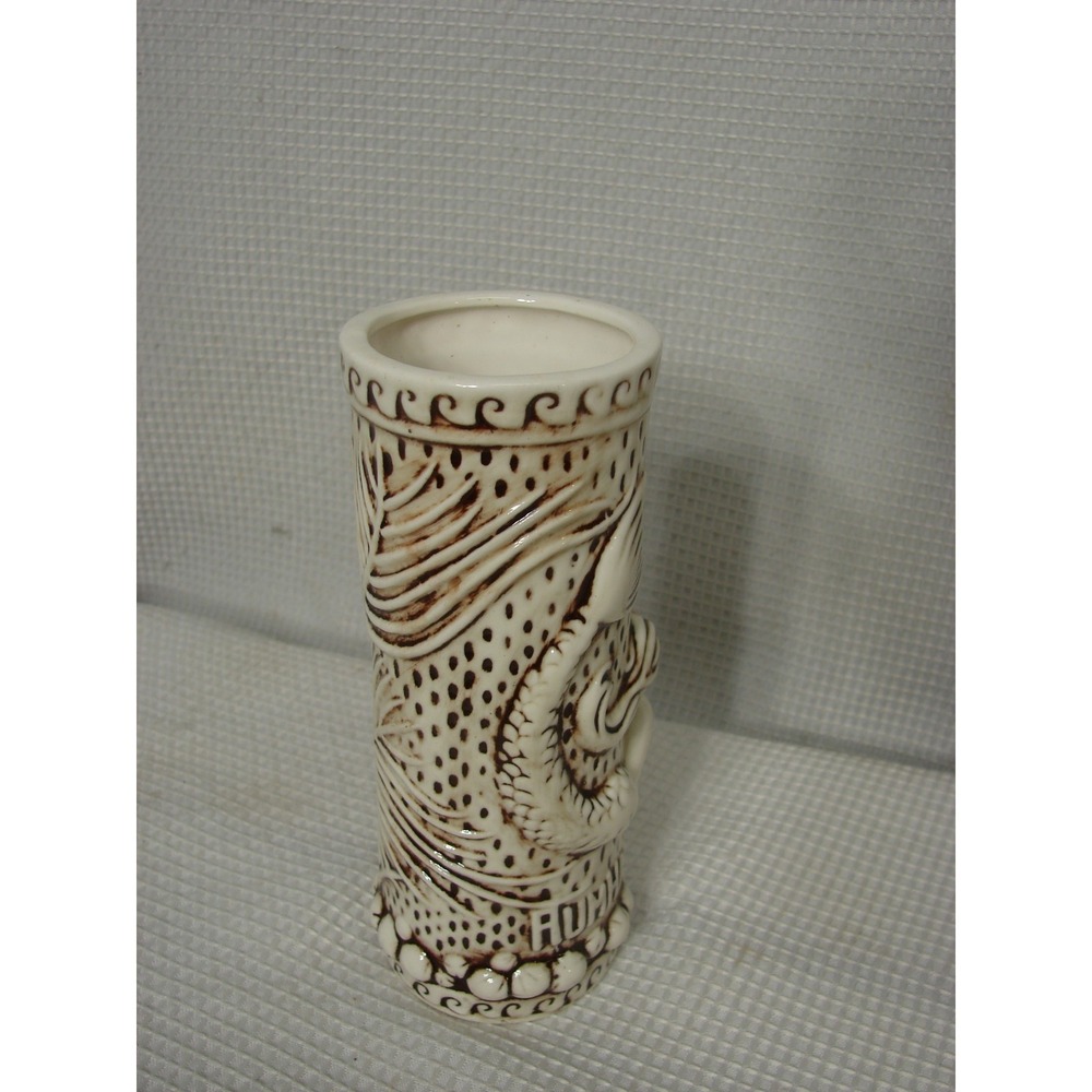 Tiki Rob Rumhaven Tiki Mermaid Mug Ceramic 7" Tall Tumbler Cup - Picture 4 of 7